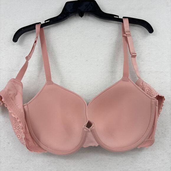 Auden The Daydream Bra Size 40C Blush Pink Demi Underwire Lined Convertible - Picture 7 of 11